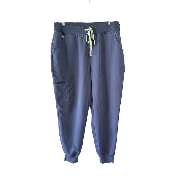 Figs Zamora Jogger Scrub Bottoms Gray/Blue Size XL/P - Picture 1 of 4